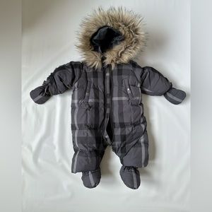 Burberry Baby Snowsuit - 3 months